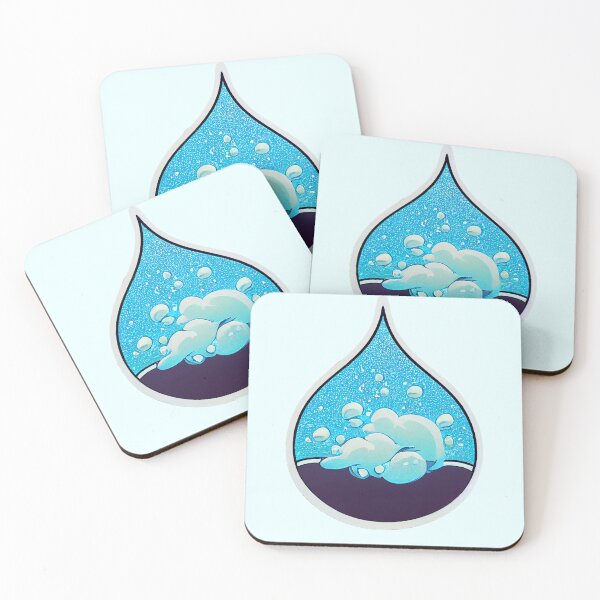 Item preview, Rain Drop with Bubbles Inside designed and sold by TheFoxyWolfShop.