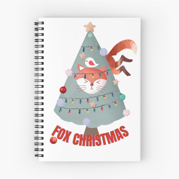 Item preview, Fox Christmas - Fox Destroying Christmas Tree Funny Anti Christmas Design Play On Words  designed and sold by BearCaveDesigns.