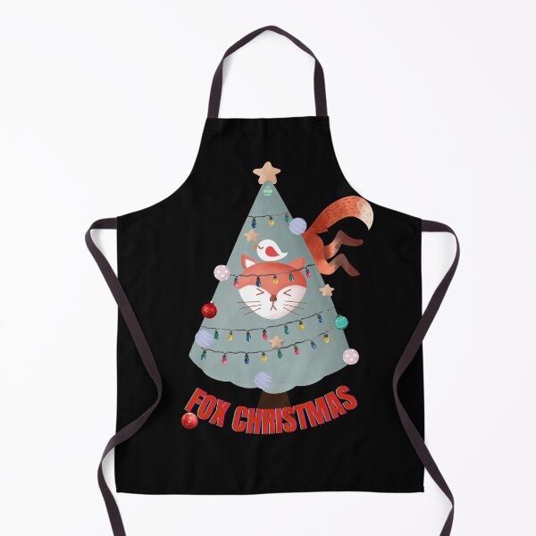 Item preview, Fox Christmas - Fox Destroying Christmas Tree Funny Anti Christmas Design Play On Words designed and sold by BearCaveDesigns.