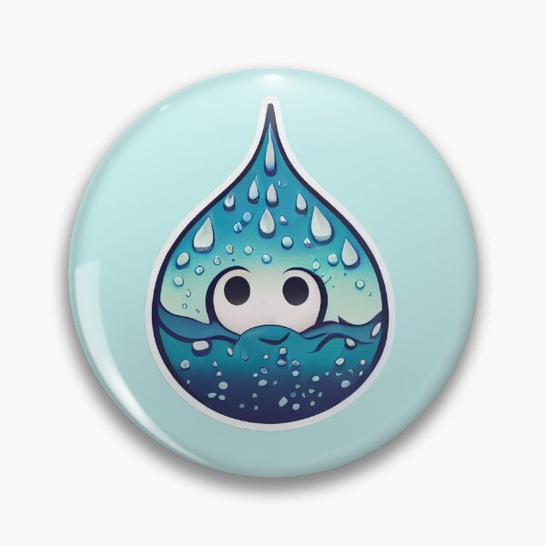 Item preview, Smiling waterdrop designed and sold by TheFoxyWolfShop.