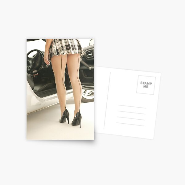 She's got legs.... Postcard