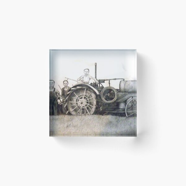 Item preview, Farming Men with a Farming Machine designed and sold by LotRreader.