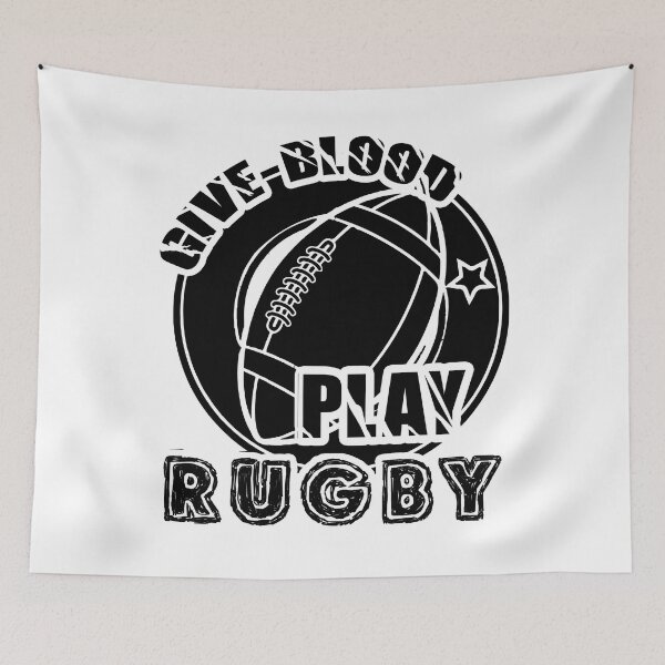 Item preview, Give Blood Play Rugby designed and sold by UnknownArtistt.