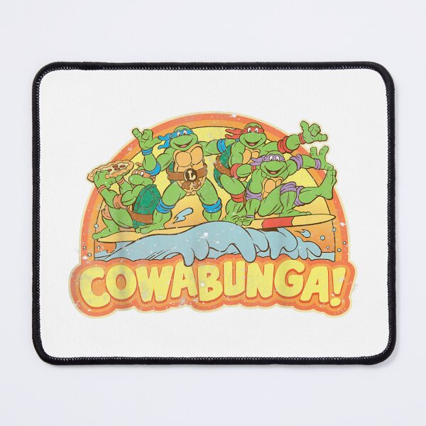 Item preview, US TMNT Gang Retro Cowabunga 01H TShirt designed and sold by AnnaNielsen47.