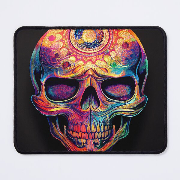 Item preview, Psychedelic Rainbow Skull designed and sold by Teddyz-Artworks.