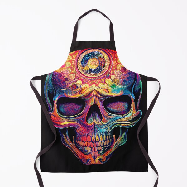 Item preview, Psychedelic Rainbow Skull designed and sold by Teddyz-Artworks.