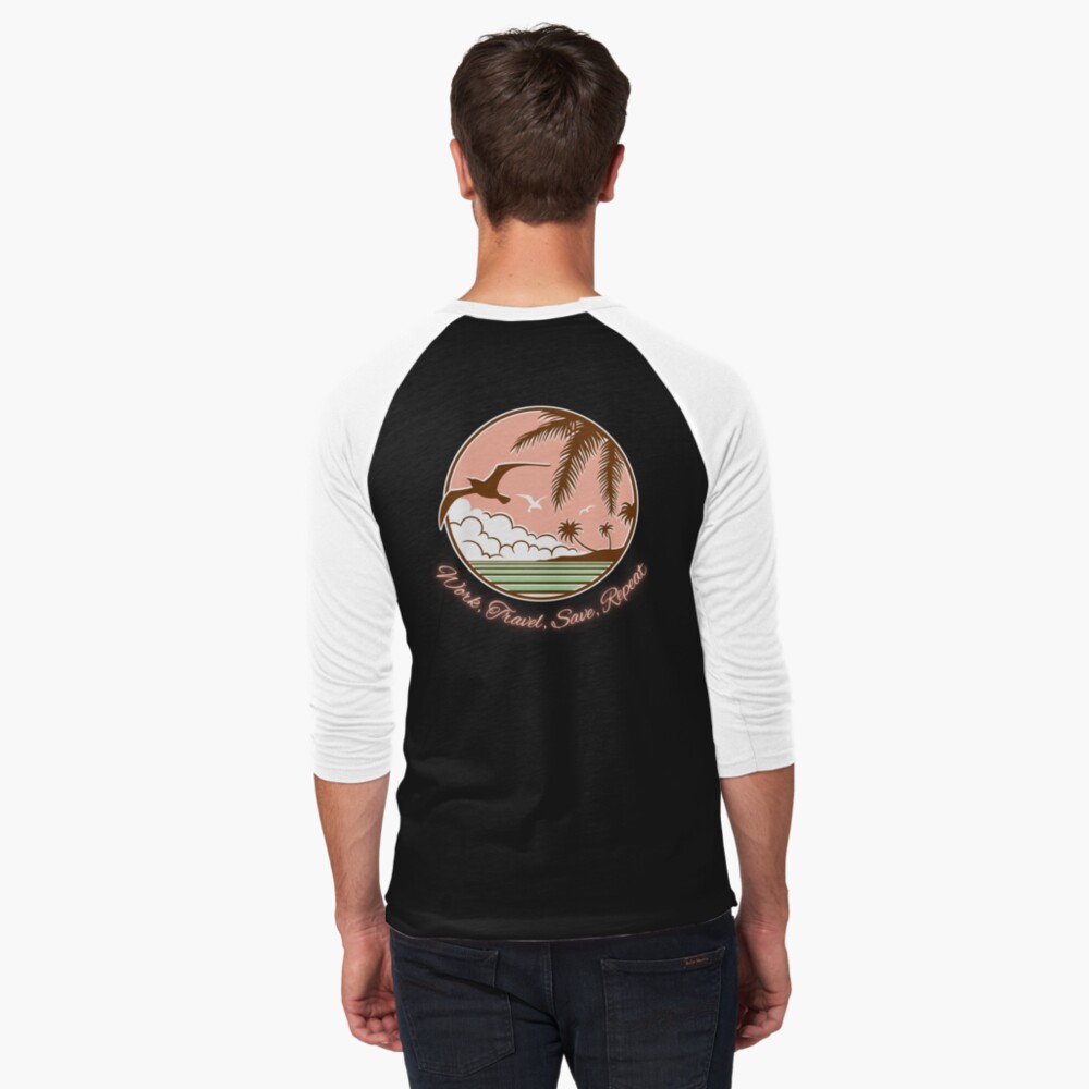 Item preview, Baseball ¾ Sleeve T-Shirt designed and sold by zubiaqureshi.