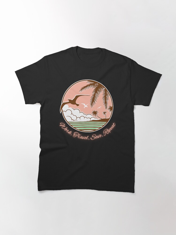 Thumbnail 3 of 7, Classic T-Shirt, travel designed and sold by zubiaqureshi.