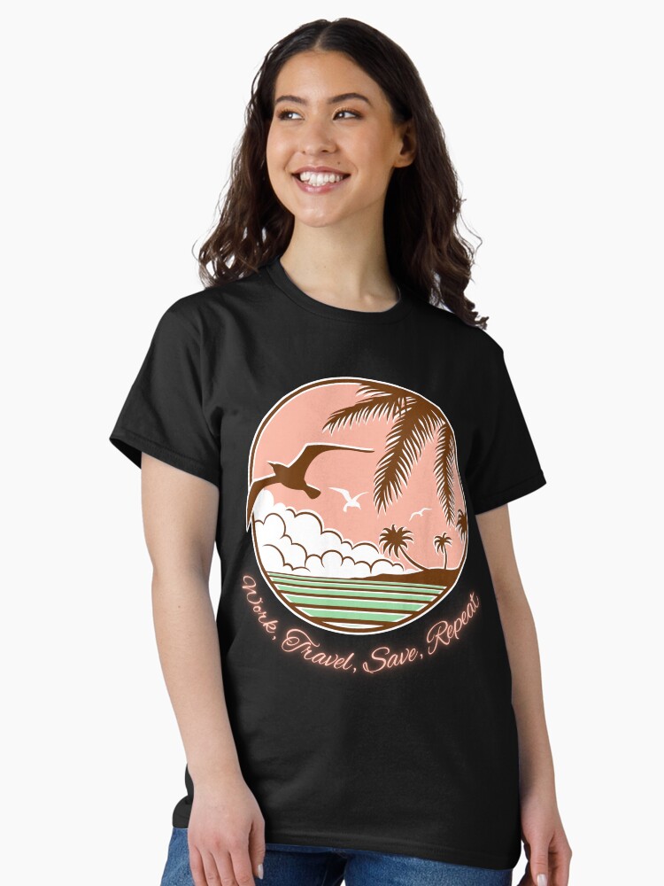 Thumbnail 1 of 7, Classic T-Shirt, travel designed and sold by zubiaqureshi.