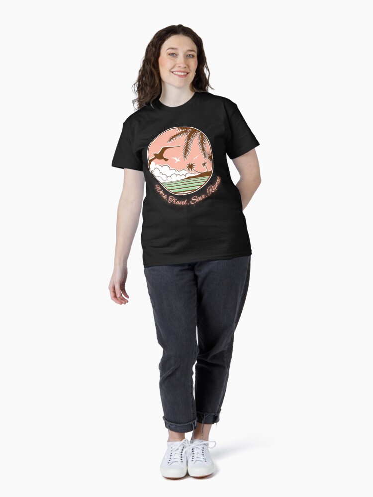 Thumbnail 4 of 7, Classic T-Shirt, travel designed and sold by zubiaqureshi.