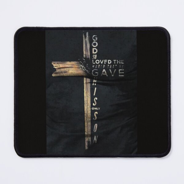 Item preview, God Loves the World 2 BLK designed and sold by Rowena Jones.