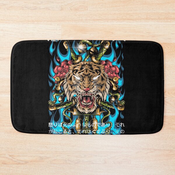 Item preview, blue fire tiger  designed and sold by Bayuktx.