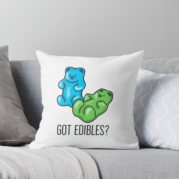 Item preview, Got Edibles? Blue and Green Gummy Bear THC/Weed/Cannabis/Pot/Marijuana Design for Stoners and 420 Lovers designed and sold by SteamParliament.