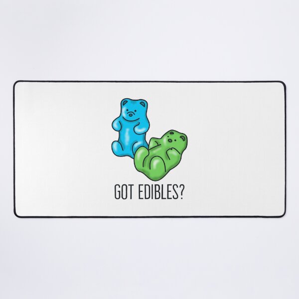 Item preview, Got Edibles? Blue and Green Gummy Bear THC/Weed/Cannabis/Pot/Marijuana Design for Stoners and 420 Lovers designed and sold by SteamParliament.