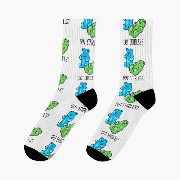 Item preview, Got Edibles? Blue and Green Gummy Bear THC/Weed/Cannabis/Pot/Marijuana Design for Stoners and 420 Lovers designed and sold by SteamParliament.