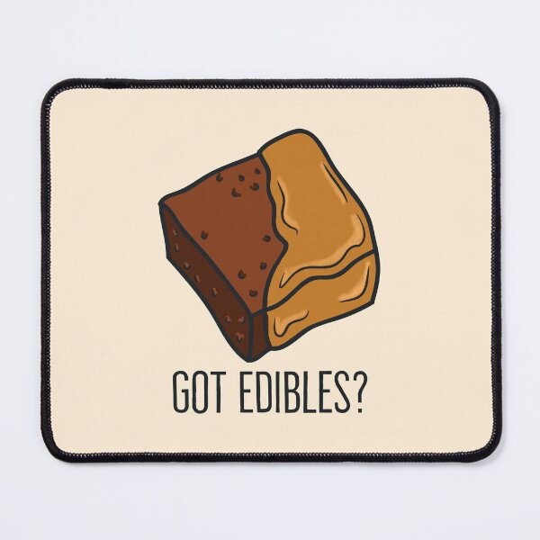 Item preview, Got Edibles? THC/Weed/Cannabis/Pot/Marijuana Brownie Design for Stoners and 420 Lovers designed and sold by SteamParliament.