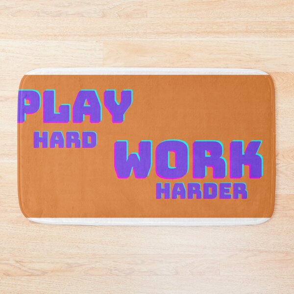Item preview, Play HArd Wor Harder designed and sold by Viralgemshop.