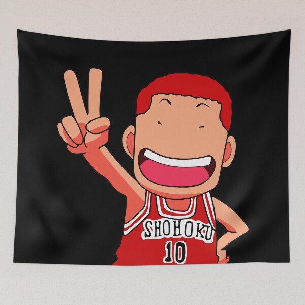 Item preview, Sakuragi Hanamichi Chibi Peeker Slam Dunk Funny designed and sold by marhinmichael.