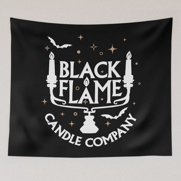 Item preview, Black Flame Candle Company white designed and sold by 397HOUSE Your happy time.