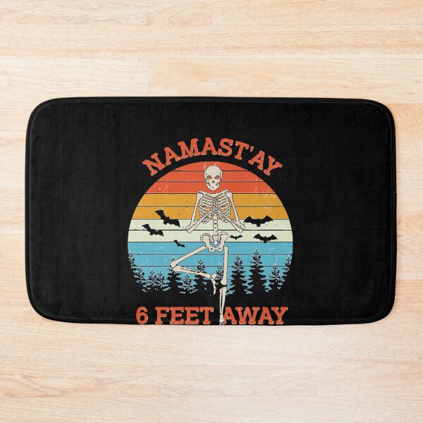 Item preview, Skeleton Namastay 6 Feet Away Essential   designed and sold by Samuelerez.