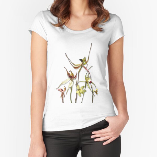 Orchids of Australia 4 Fitted Scoop T-Shirt
