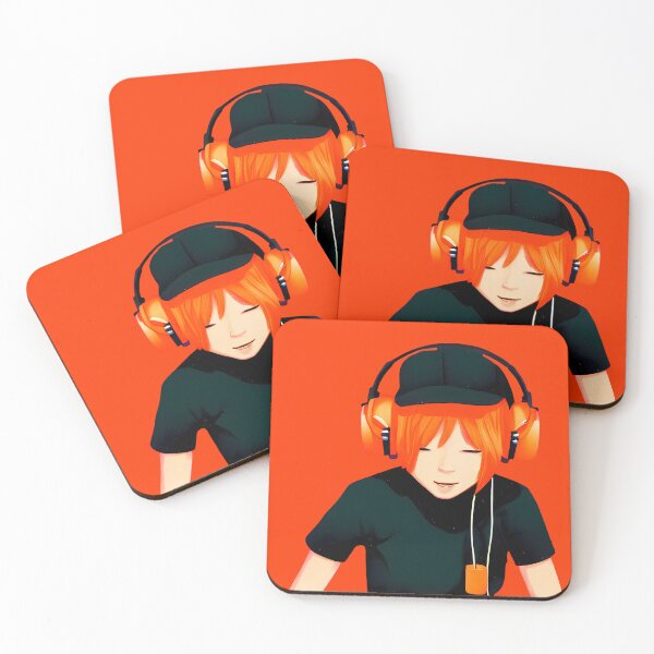 Artikelvorschau, Anime DJ Teen mit Kopfhörern chatten und Musik hören, Pastellfarben. für Musikliebhaber. entworfen und verkauft von AISHOPPE.
