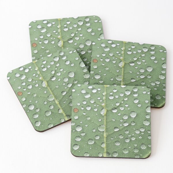 Item preview, Morning Dew Green Leaf - Single designed and sold by Tatamoc.
