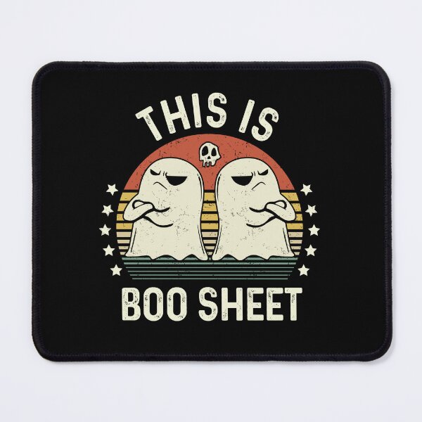 Item preview, This Is Boo Sheet Funny Retro Halloween Ghost Costume designed and sold by GravitiTees.