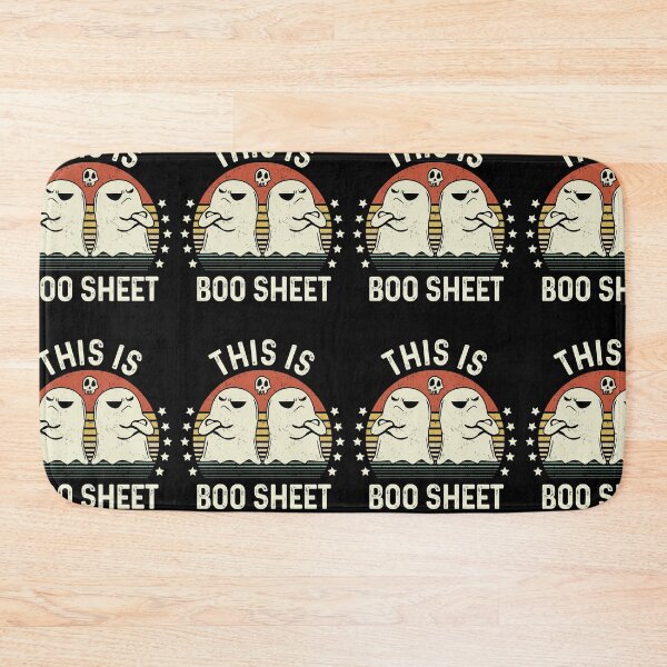 Item preview, This Is Boo Sheet Funny Retro Halloween Ghost Costume designed and sold by GravitiTees.