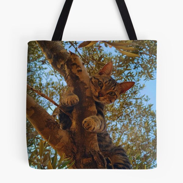 Item preview, Cute kitty on the tree. designed and sold by DaliaSabryTee.