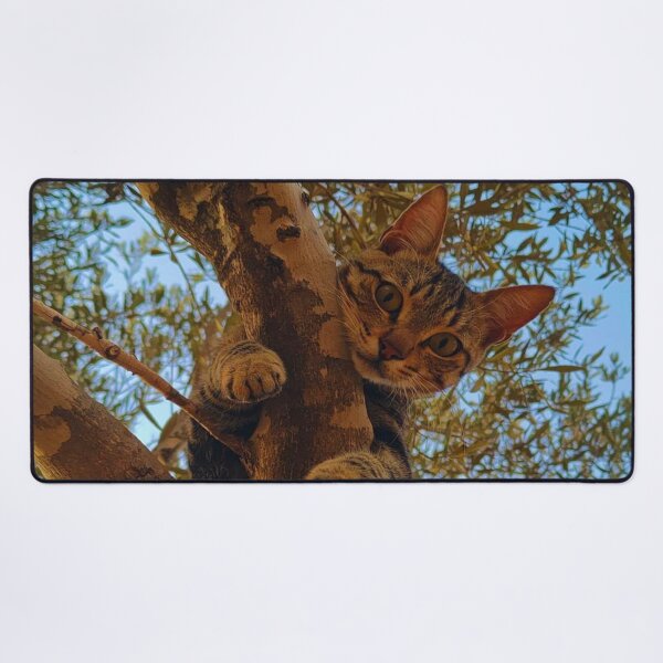 Item preview, Cute kitty on the tree. designed and sold by DaliaSabryTee.