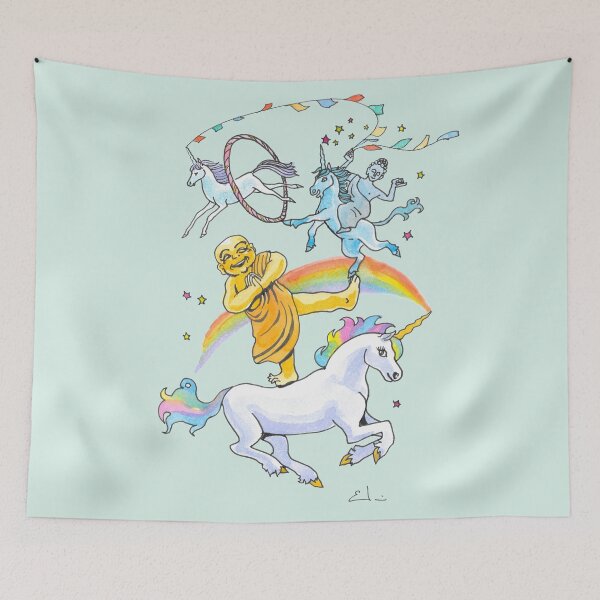 Item preview, Buddhist Rainbow Unicorn Circus designed and sold by Endrené Shepherd.