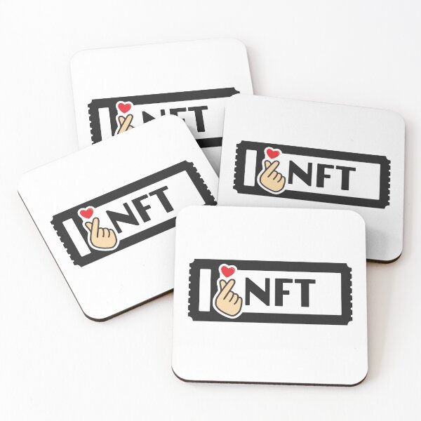 Item preview, I Love NFT for Crypto Fans designed and sold by Quirky Dez.