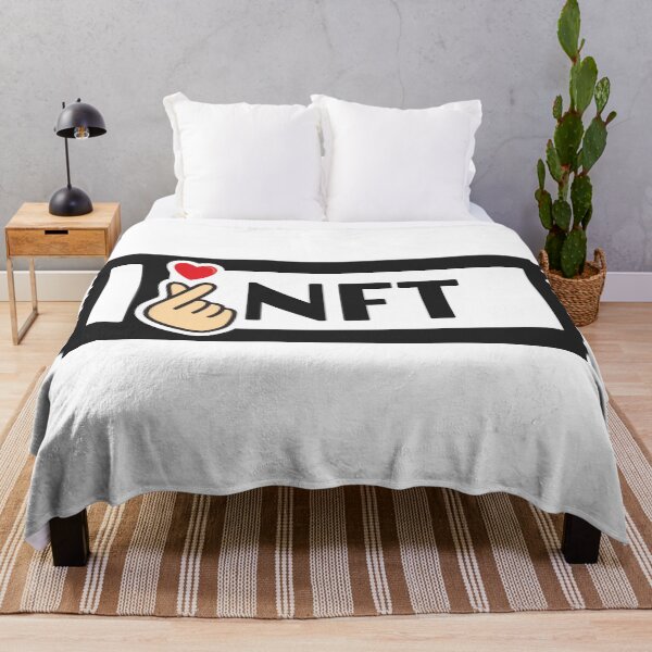 Item preview, I Love NFT for Crypto Fans designed and sold by Quirky Dez.