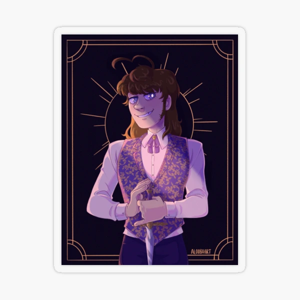 BLUEYCAPSULES William Henry Sammy Sticker FNAF Sticker for Sale by  sanglosu