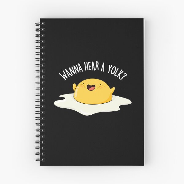 Item preview, Wanna Hear A Yolk Funny Egg Puns (Dark BG) designed and sold by punnybone.