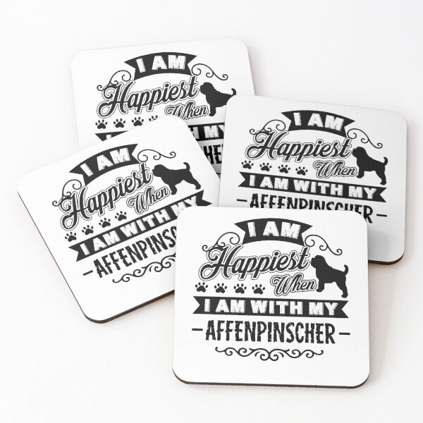 Item preview, Happiest With Affenpinscher designed and sold by UnknownArtistt.