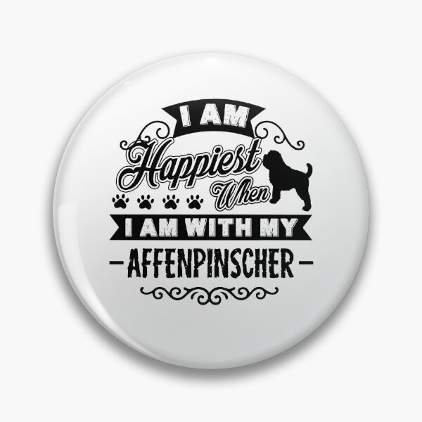 Item preview, Happiest With Affenpinscher designed and sold by UnknownArtistt.