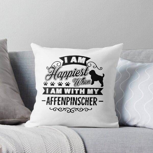 Item preview, Happiest With Affenpinscher designed and sold by UnknownArtistt.