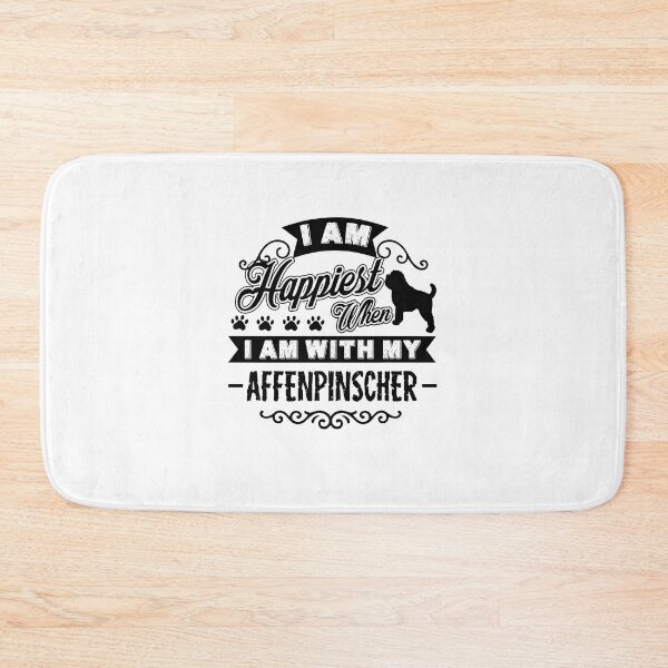 Item preview, Happiest With Affenpinscher designed and sold by UnknownArtistt.