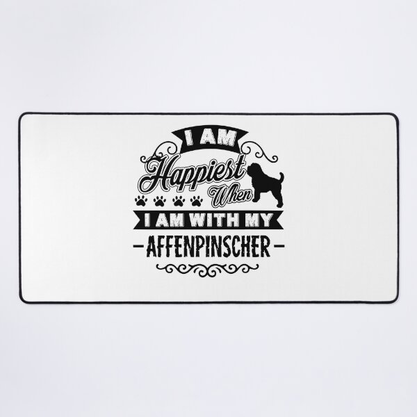 Item preview, Happiest With Affenpinscher designed and sold by UnknownArtistt.