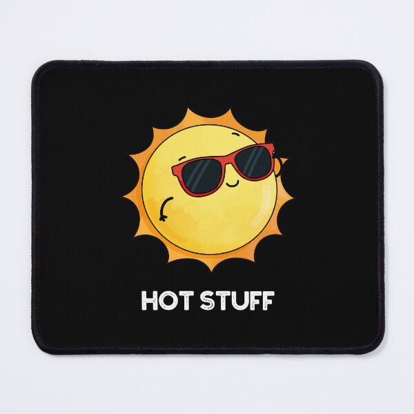 Item preview, Hot Stuff Funny Sun Puns (Dark BG) designed and sold by punnybone.