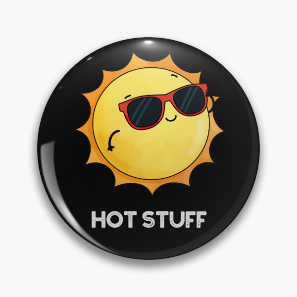 Item preview, Hot Stuff Funny Sun Puns (Dark BG) designed and sold by punnybone.