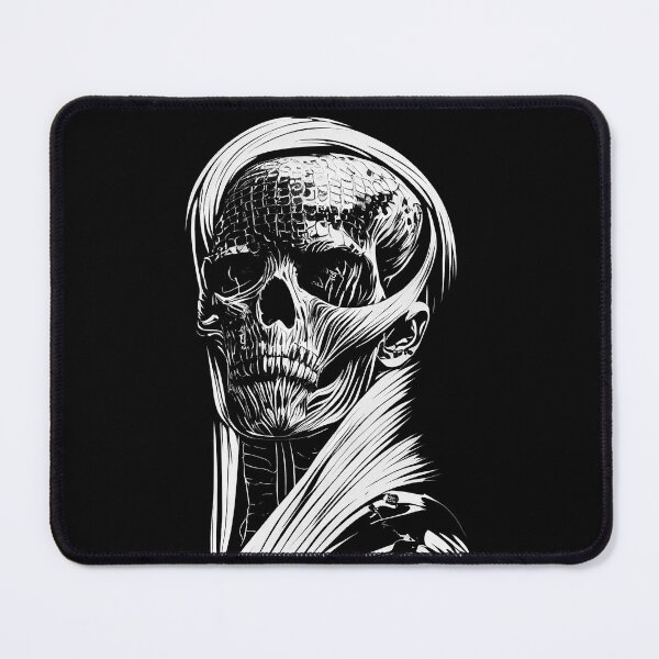 Item preview, Mummy Skull (for dark backgrounds) designed and sold by Jdthorne.