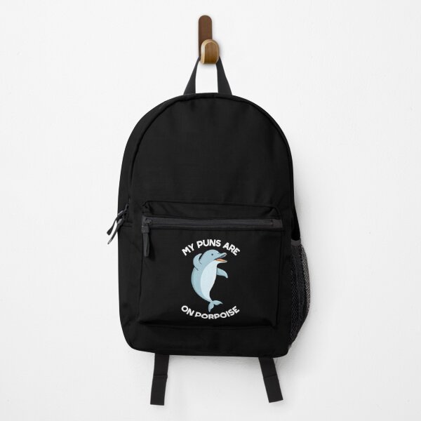 Item preview, My Puns Are On Porpoise Funny Animal Puns (Dark BG) designed and sold by punnybone.