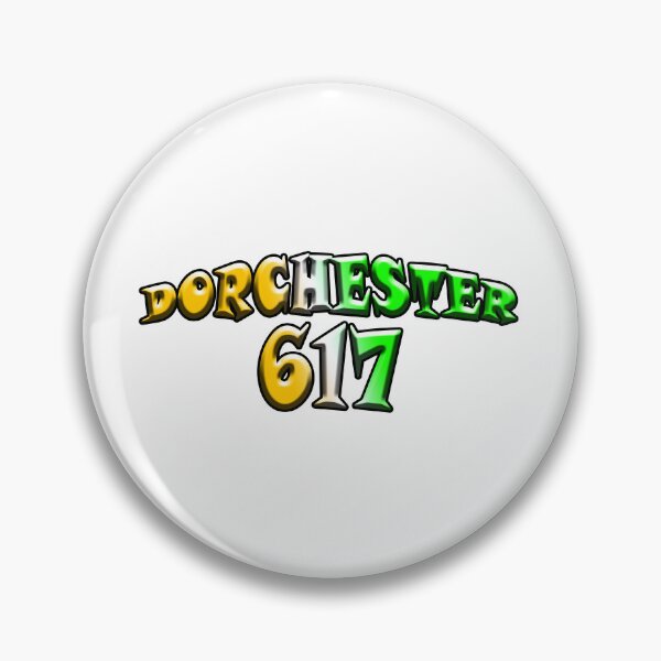 Item preview, Dorchester 617 Sign - Irish Colors Over Lettering designed and sold by SouthShorePics.