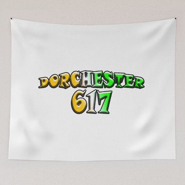 Item preview, Dorchester 617 Sign - Irish Colors Over Lettering designed and sold by SouthShorePics.