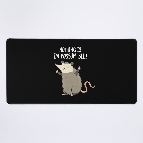 Item preview, Nothing Is Im-possum-ble Funny Possum Puns (Dark BG) designed and sold by punnybone.