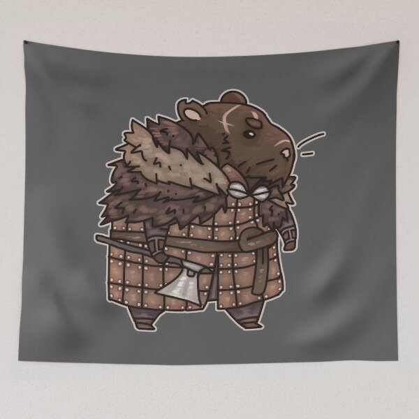 Item preview, Rollo the Viking Hamster designed and sold by porcupineslug.