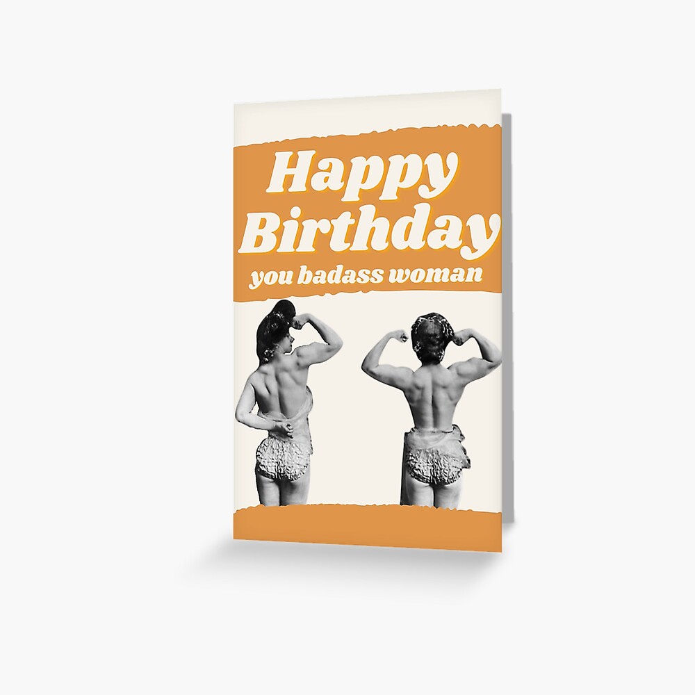 Happy Birthday Vintage Strong Women Who Lift 